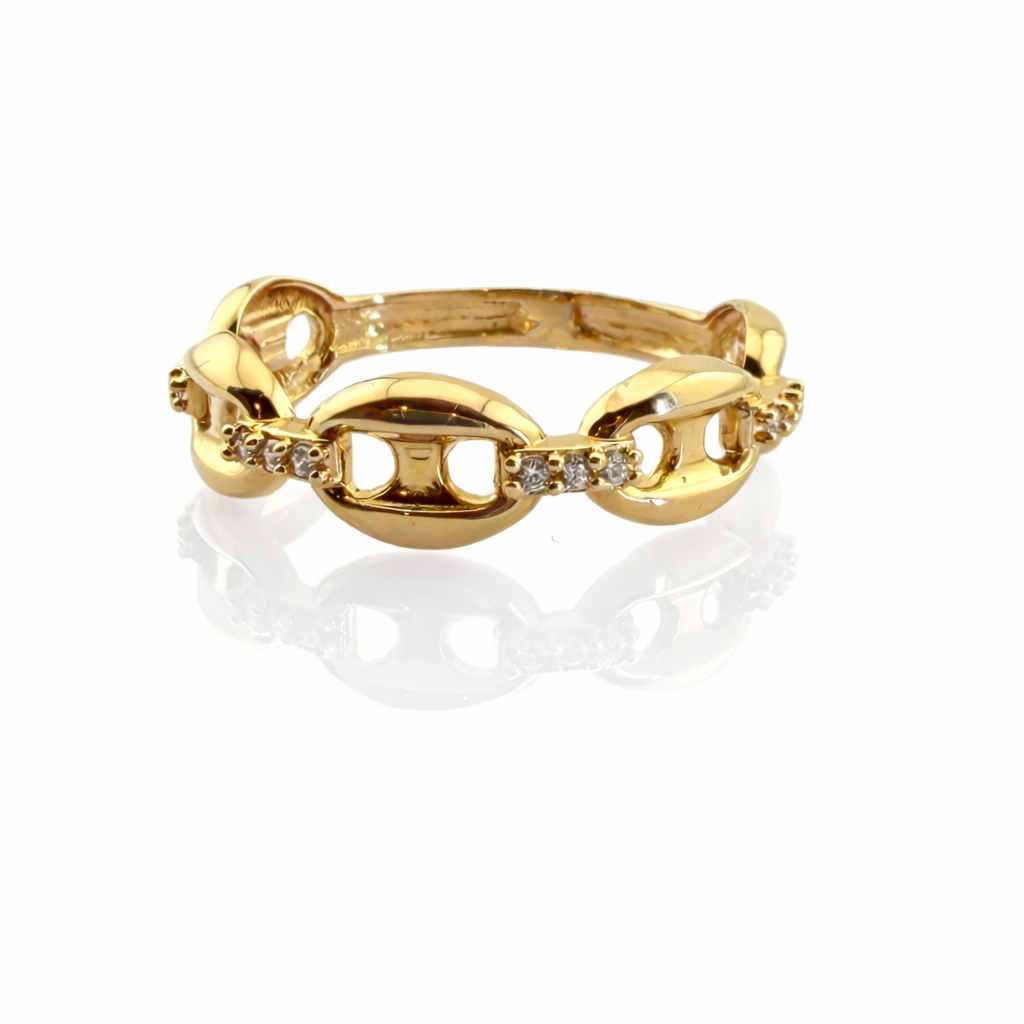 GC Style Ring – 18K Yellow Gold – 2.3g | Size 6