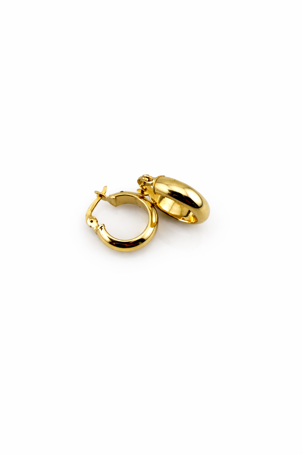 18K Yellow Gold Hoop Earrings – 1.64g | 1.5cm