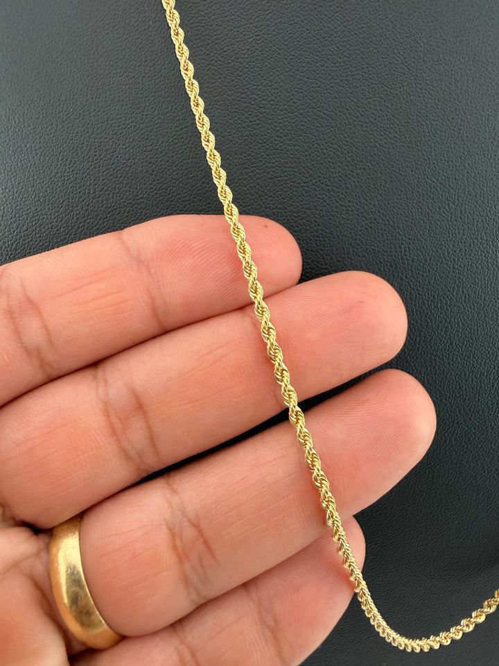 Lazo Chain – 18K Yellow Gold (Italy) – 3.1g | 50cm | 1.8mm