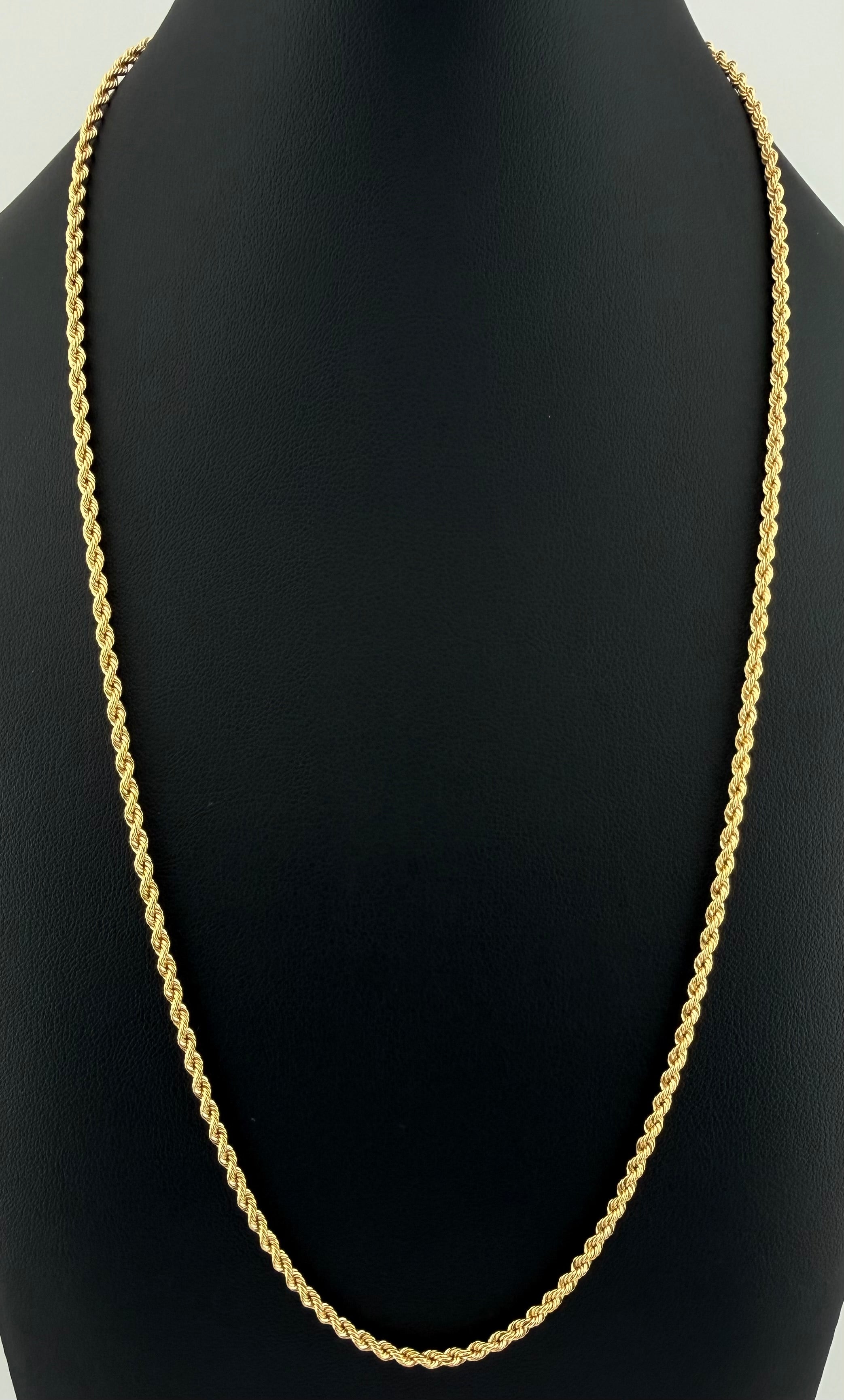Lazo Chain – 18K Yellow Gold (Italy) – 5.31g | 60cm | 2.4mm