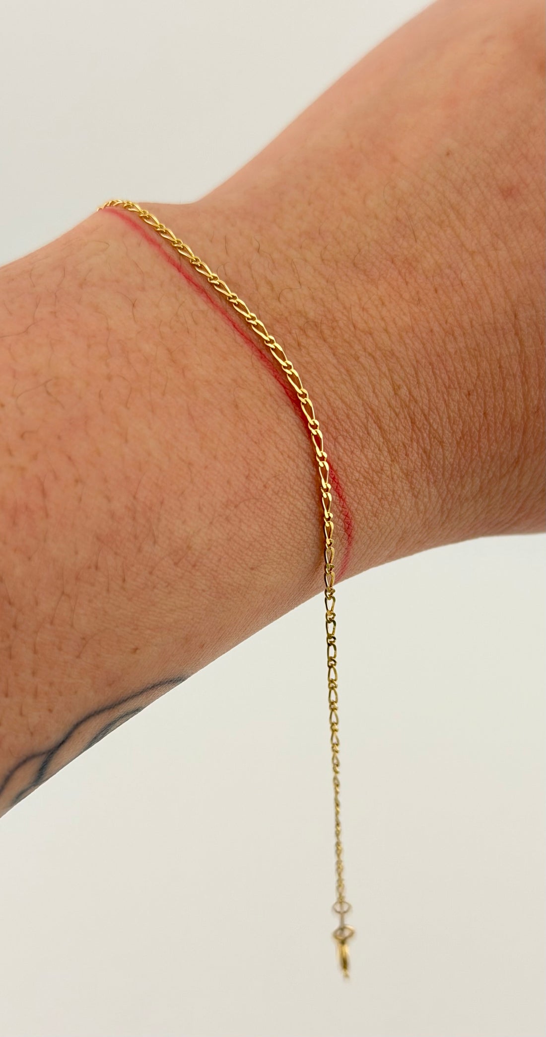 Figaro Bracelet – 18K Yellow Gold (Italy) – 0.85g | 18cm | 1.2mm