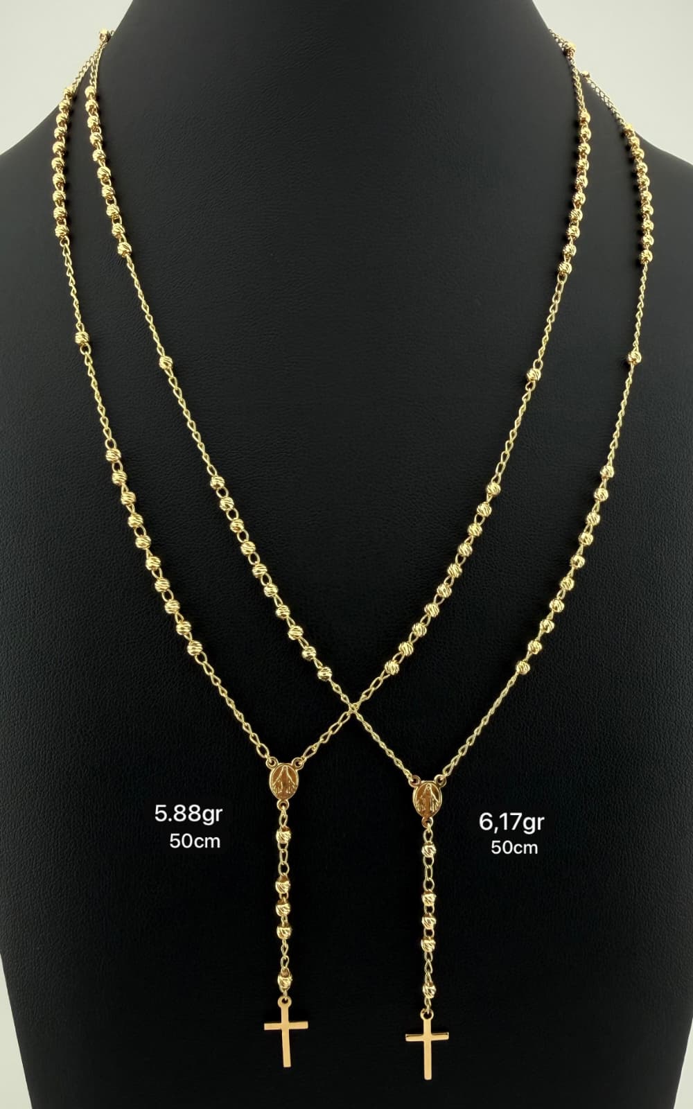 Rosary Necklace – 18K Yellow Gold  – 5.88g | 50cm