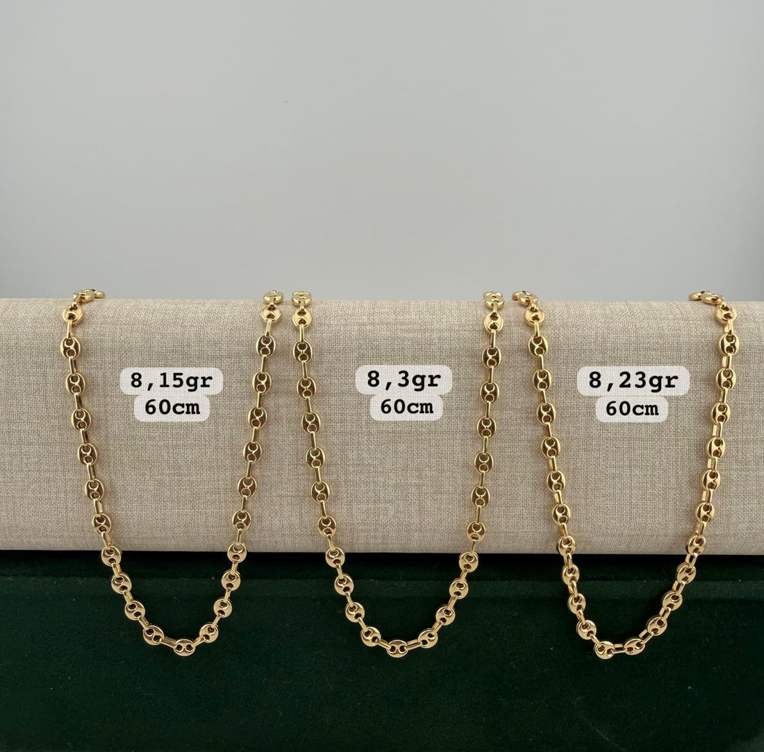 GC Chain – 18K Yellow Gold – 8.15g | 60cm | 3.2mm