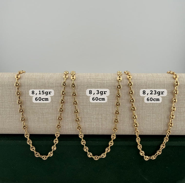 GC Chain – 18K Yellow Gold – 8.15g | 60cm | 3.2mm
