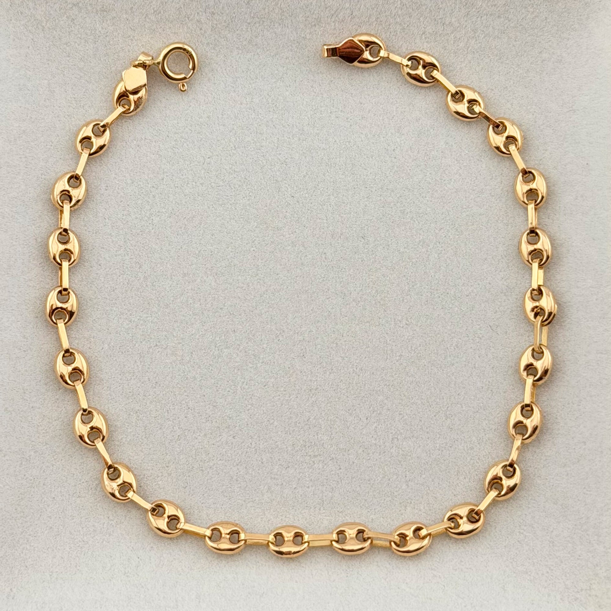 Pulsera GC – Oro amarillo de 18 quilates – 2,53 g | 19 cm | 4 mm