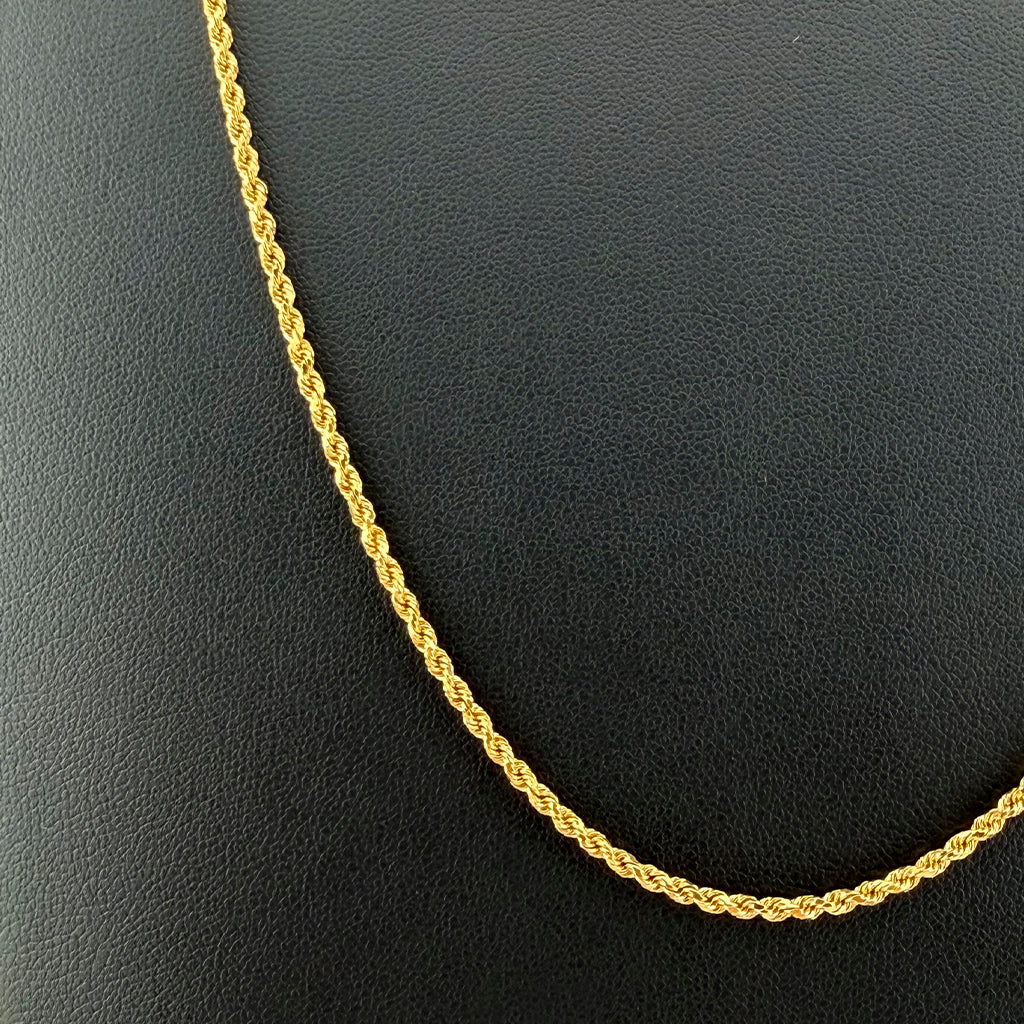 Lazo Chain – 18K Yellow Gold (Italy) – 3.04g | 50cm | 2.4mm