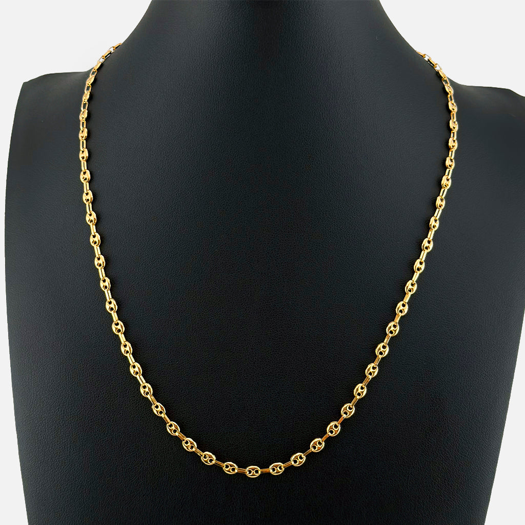 Cadena GC – Oro amarillo de 18 quilates – 6,52 g | 50 cm | 3,9 mm