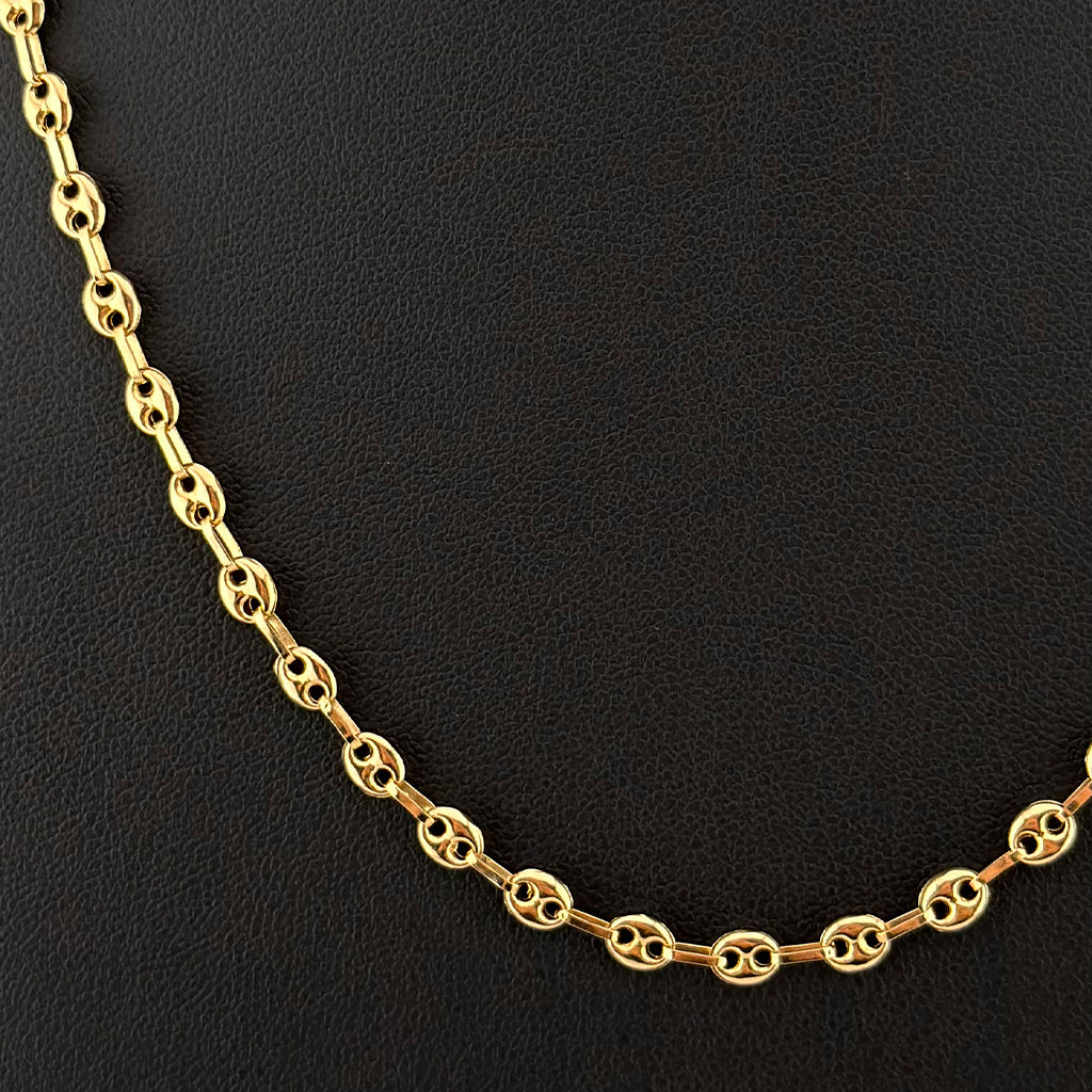 Cadena GC – Oro amarillo de 18 quilates – 6,52 g | 50 cm | 3,9 mm