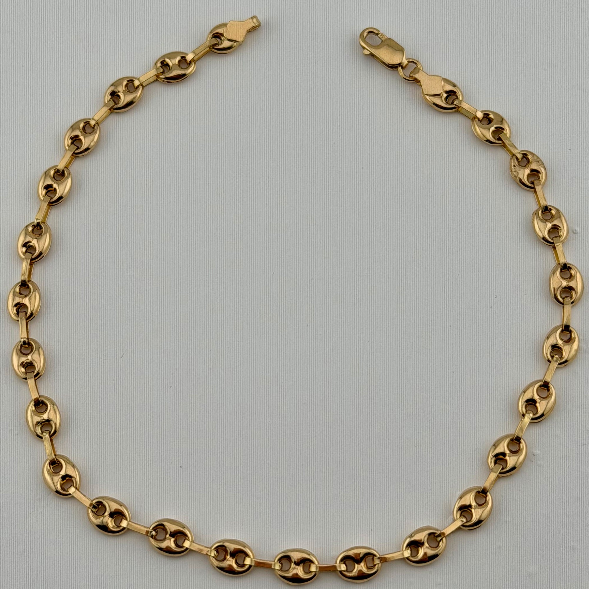 Pulsera GC – Oro amarillo de 18 quilates – 3,77 g | 21,5 cm | 4,5 mm