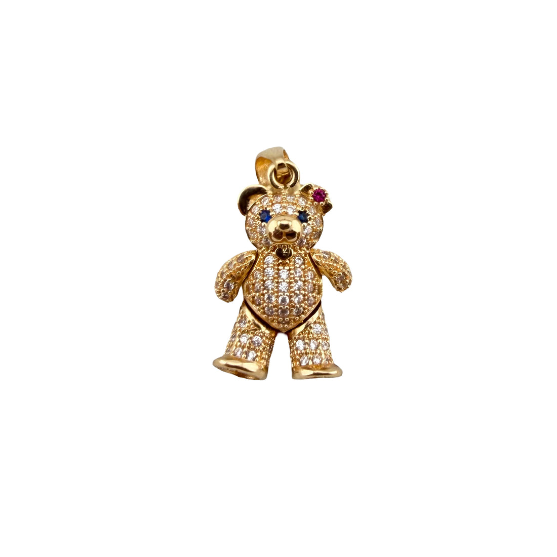 Colgante de oso – Oro amarillo de 18 quilates – 4,5 g | 2,9 cm