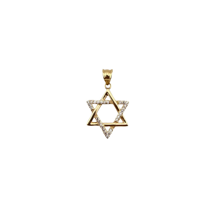 Star of David Pendant – 18K Yellow Gold | 2.5 cm