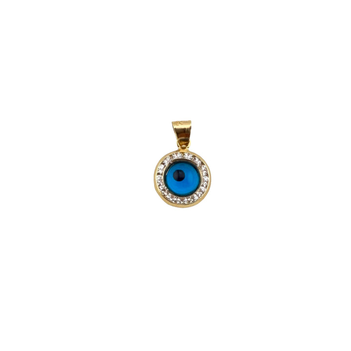 Evil Eye Pendant – 18K Yellow Gold – Italy 750 | 1.8 cm