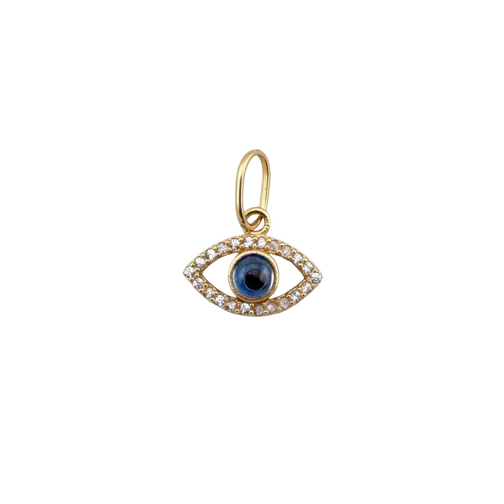 Evil Eye Pendant – 18K Yellow Gold – Italy 750 | 2 cm | 1.53 g