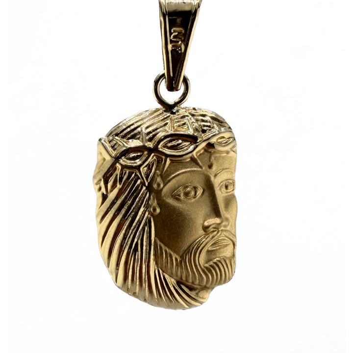 Jesus Face Pendant – 18K Yellow Gold – 2.41g | 3.5cm